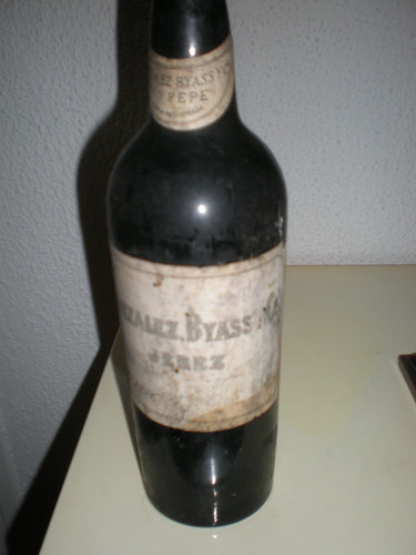 Vieille bouteille jerez tio - jerez,
