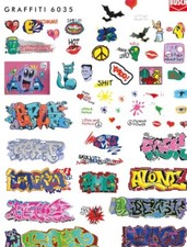 Busch 6035 feuille graffiti - 6035,