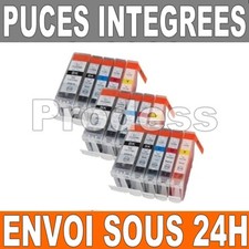 15 cartouches d'encre nonOEM pour imprimante Canon Pixma série PGI525 CLI526 XL 