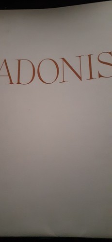 Adonis jean fontaine - adonis,