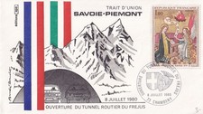 Enveloppe 1er jour timbre 1980 - enveloppe,