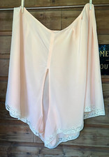 Ancienne culotte fendue  en mousseline de soie dentelle époque Art Déco (C32)