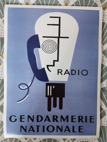 Affiche poster gendarmerie - affiche,