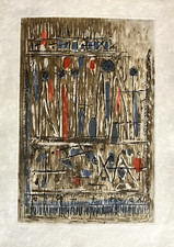 Roger Bissière gravure sur