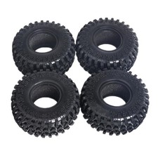 4pcs 130mm Pneus De Roue En Caoutchouc Pour 1:10 RC Rock Crawler Axial TRX-4