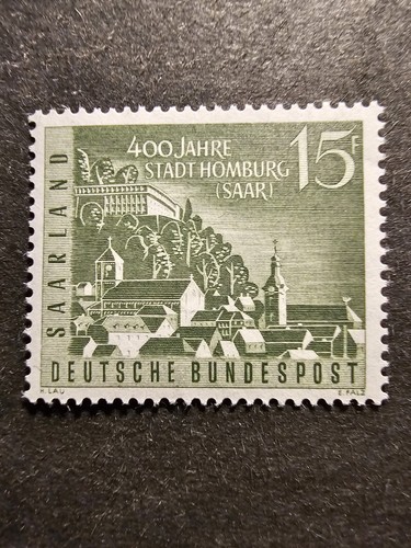 Timbre sarre 4eme centenaire - timbre,