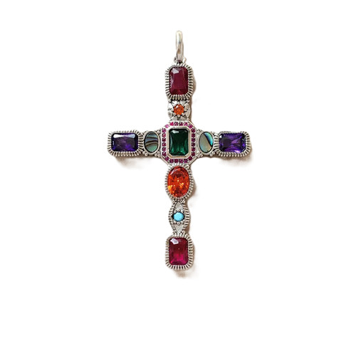 Pendentif croix argent - croix,
