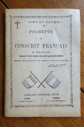 Pochette conscrit français - du,