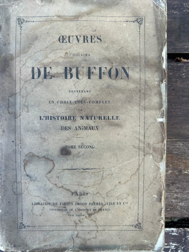 Buffon histoire naturelle - de,