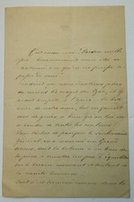 RIQUET DE CARAMAN CHIMAY Marie Louise - LETTRE AUTOGRAPHE SIGNÉE