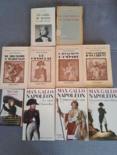 Lot 10 livres sur Napoléon -