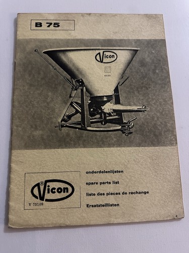 Catalogue vicon b75 - b75, –