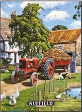 Nuffield Universel Tracteur & Remorque Petite Plaque en Acier 200mm x 150mm ( Og