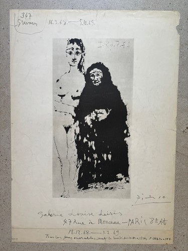 Affiche picasso 347 gravures - affiche,