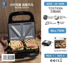 X Grille-Pain " Sandwich " Machine À Extrahouse 750W Antiadhérent JK-162M Panini