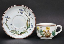 Superbes TASSE A THE + SOUCOUPE signées VILLEROY & BOCH modèle BOTANICA /2