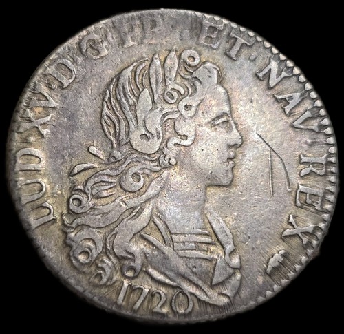 Petit louis argent 1720 - d'argent,