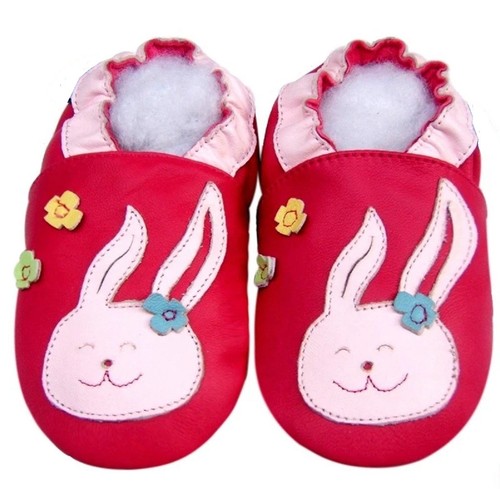 Chaussons cuir souple - chaussons,