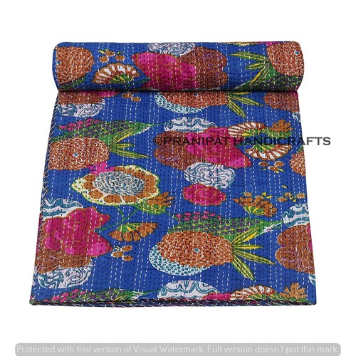 Couvre lit indien - double, fruit