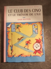 Le club des Cinq et le trésor de l'île E Blyton Bibliothèque Rose cartonnée 2011