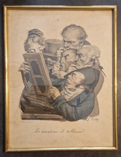 Lithographie ancienne xix - lithographie, Ème