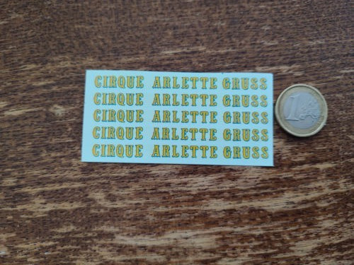 Decals decalcomanie cirque - decals,