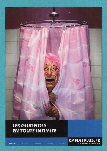 Carte publicitaire canal - carte, :