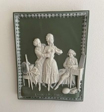 Plaque érotique porcelaine