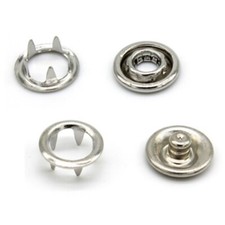 Boutons pression jersey 50