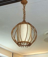 Suspension en Rotin Louis