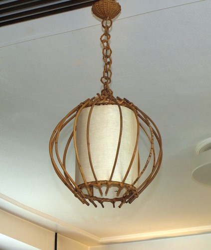 Suspension rotin louis - suspension, en