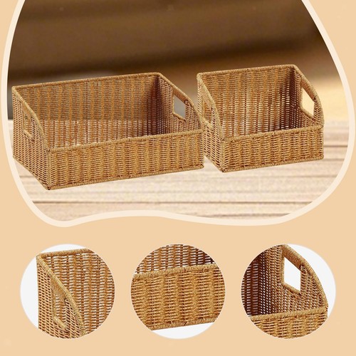 Panier tressé imitation - panier,