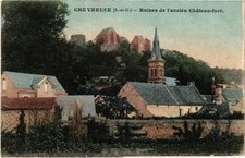 Cpa chevreuse ruines - cpa,