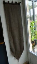 1 paire de rideaux de voilage  finition pompons