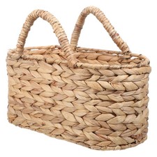 Panier en jonc de mer tressé