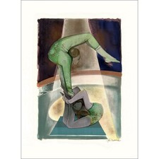HILAIRE Camille - Lithographie originale "Le cirque, Les contorsionnistes"  Véli