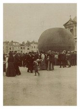 France, La Rochelle. Lâcher le ballon, Tirage vintage, Août 1906 France, La Roch