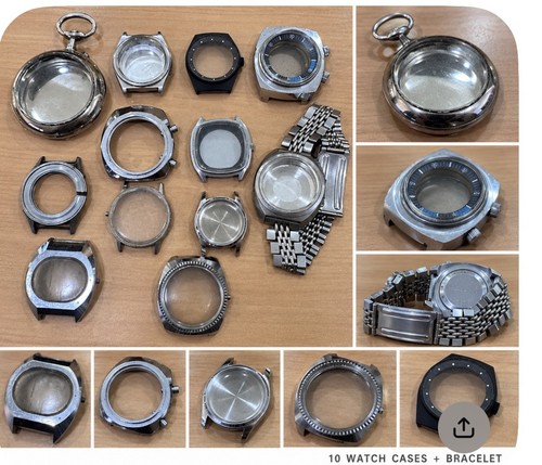 Lot boîtiers montres - lot,