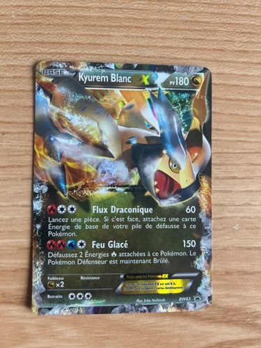 Carte pokémon kyurem blanc - pokémon,