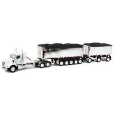 1/64 Kenworth T800 W/Chrome Est Genesis II Fin Décharge Remorque, DCP, 60-1571