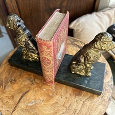 SERRE LIVRES ART DÉCO CANICHE