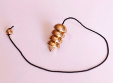 ° PENDULE  RADIONIQUE 4 PILES  SERVRANX PETIT MODEL DORE  N° 1 RADIESTHESIE