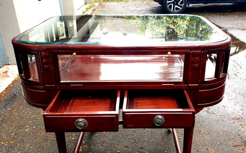 Rare table vitrine - table,