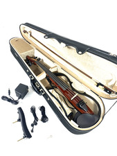 [NEUF] YAMAHA SV-130 Violon silencieux électrique marron avec archet utilisé ...