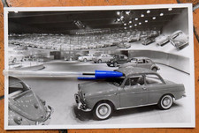 ? Photo presse Originale 1961 VW NOTCHBACK KAFER BEETLE Motorshow Foto auto