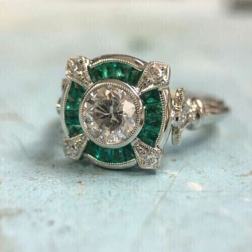 Bague fiançailles en or - de,