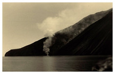 Italie, Ile volcanique Stromboli, Tirage vintage, 1949 Photo prise par Henri Les