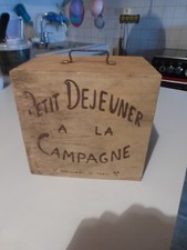 ancien valise pique nique en