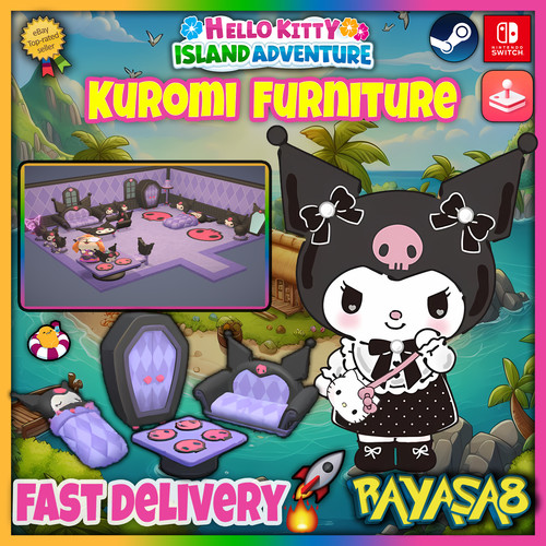 Kuromi furniture set - 🔥kuromi, |