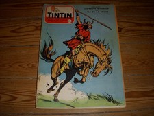 TINTIN 410 30.08.1956 Winston CHURCHILL Le METRO sur PNEUS BD L'INCONNU du TdF